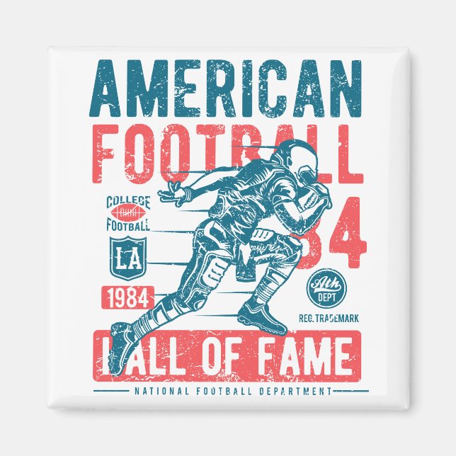 American Football Hall Of Fame Magnet (Front)