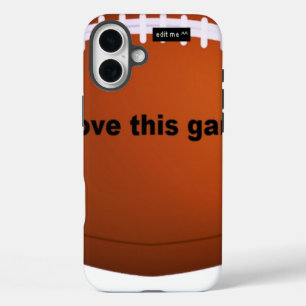 American Football: I Love This Game iPhone 16 Plus Case