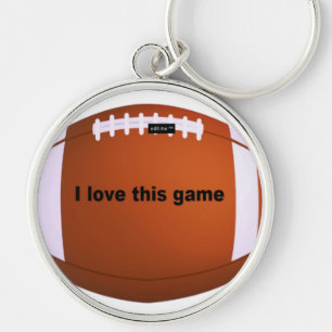 American Football: I Love This Game Keychain