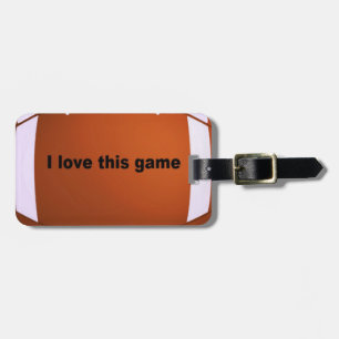 American Football: I Love This Game Luggage Tag