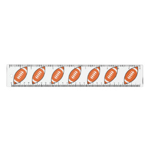 American football illustration pattern ruler