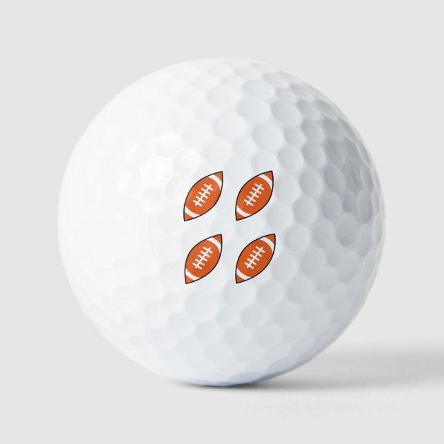 American Football Illustrations Golf Balls (Front)