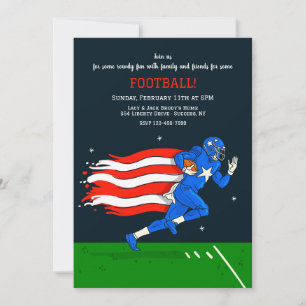 American Football Invitation