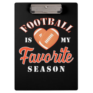 American Football Is My Favorite Season Clipboard