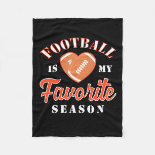 American Football Is My Favorite Season Fleece Blanket