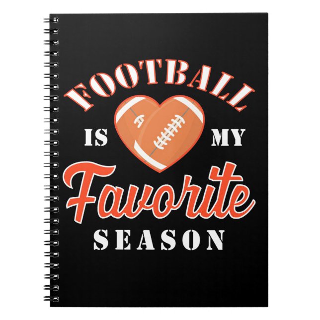 American Football Is My Favorite Season Notebook (Front)