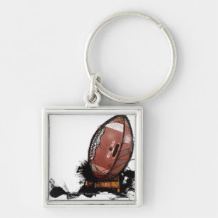 American football keychain