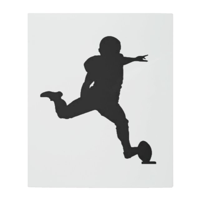 American Football KickeR Metal Print (Front)