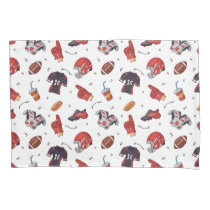 american football kit pattern pillow case