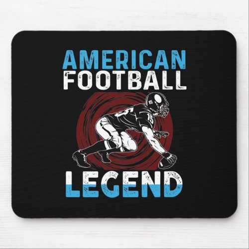 American Football Legend Mouse Pad