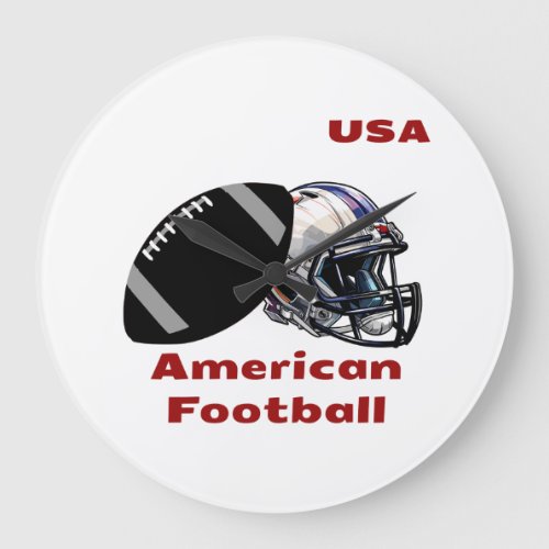 American Football Limited Edition Large Clock