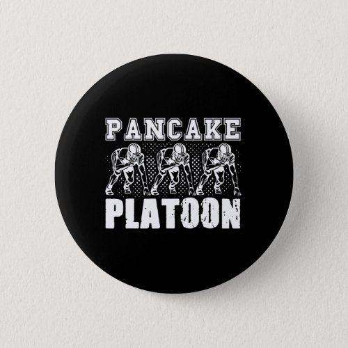American Football Lineman Pancake Platoon Player S Button