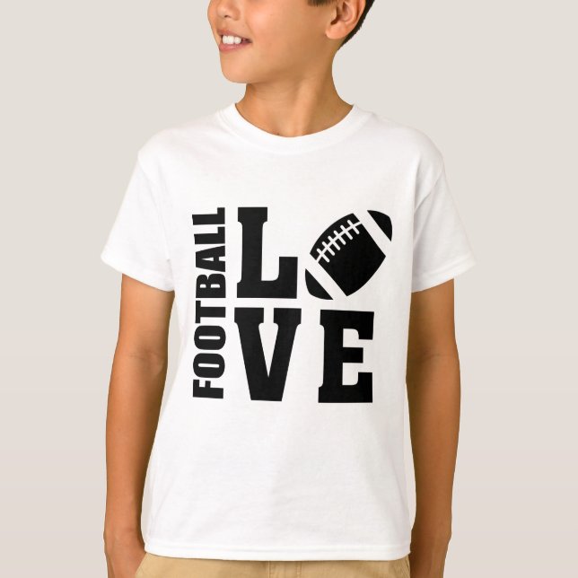 American Football Love T-Shirt (Front)