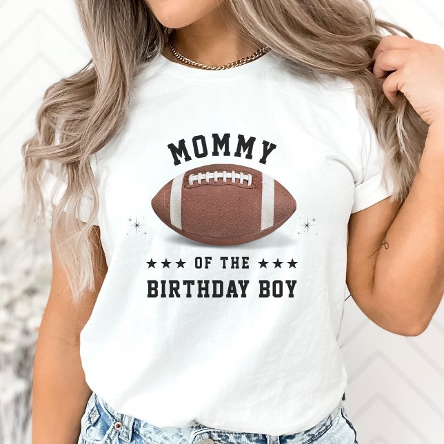 American Football Mom Birthday Party Parent T-Shirt (American Football Mom Birthday Party Parent T-Shirt)