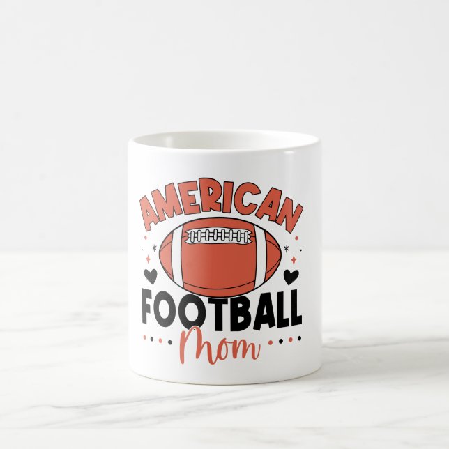 AMERICAN FOOTBALL MOM COFFEE MUG (Center)