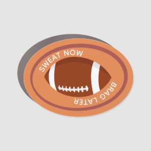 American Football Motivational Badge Car Magnet
