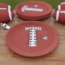 American Football Name Birthday Party Paper Plate