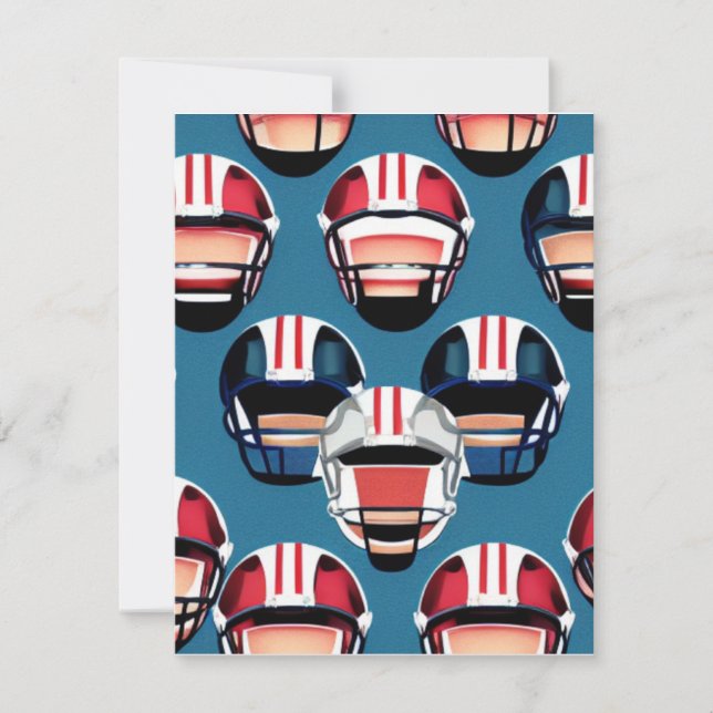 American Football Note Card (Front)