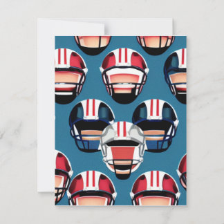 American Football Note Card