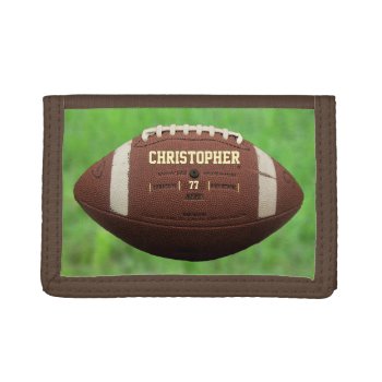 American Football Or Rugby Ball Wallet by HumusInPita at Zazzle