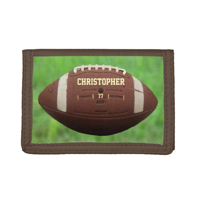 American Football Or Rugby Ball Wallet (Front)