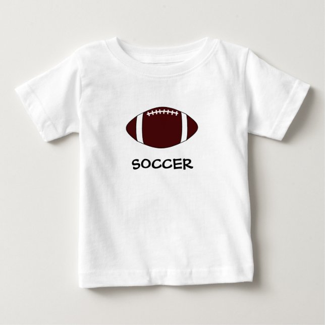 American Football or Soccer? Baby T-Shirt (Front)