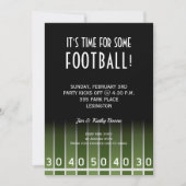 American Football Party Invitation (Front)