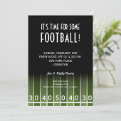 American Football Party Invitation (Standing Front)