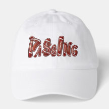 American Football Passing Embroidered Style Hat - 