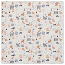 American Football Pattern Fabric