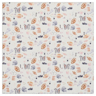 American Football Pattern Fabric