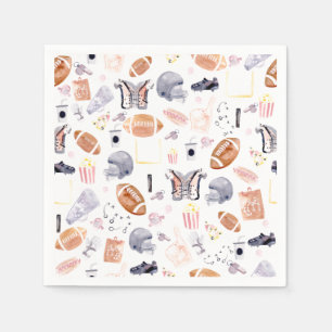 American Football Pattern Napkins