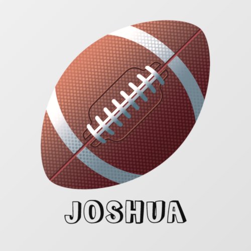American Football Personalized Wall Decal