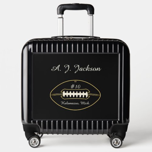 American Football Pilot Luggage Carry On 