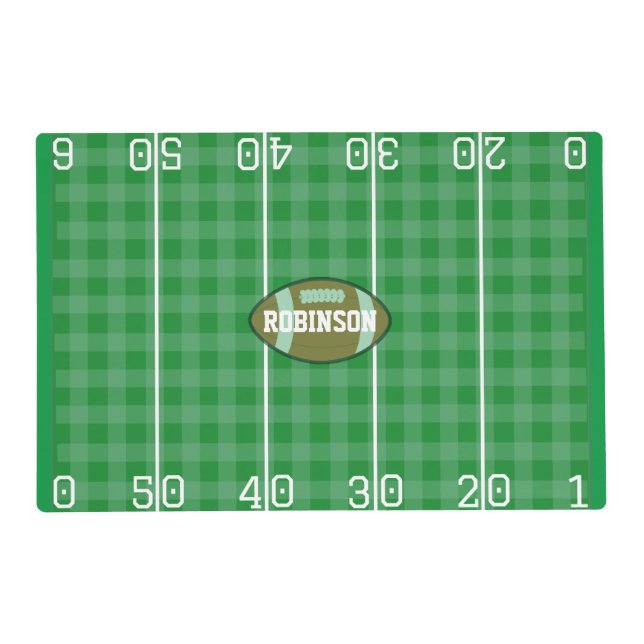 American Football Placemat (Front)