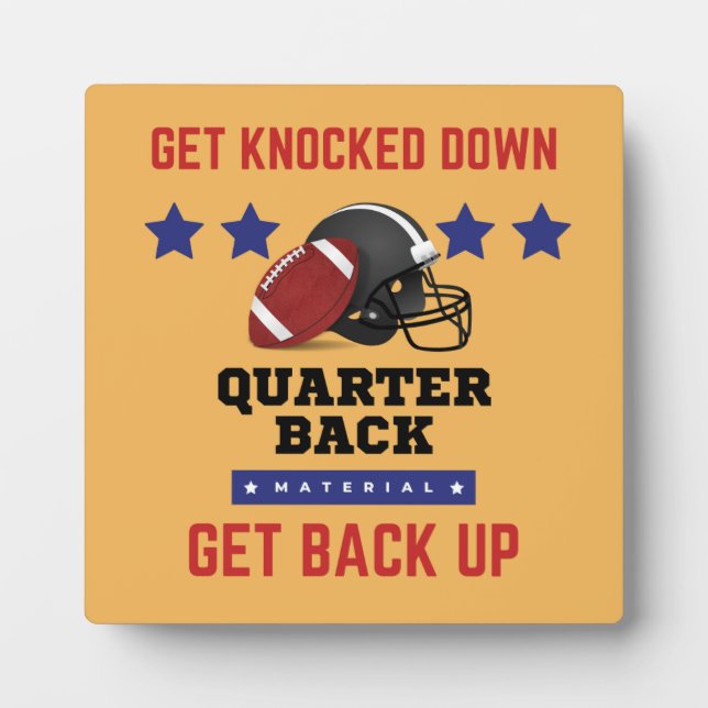 American Football  Plaque (Front)