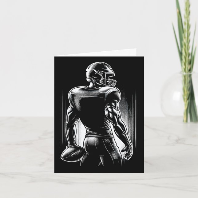 American Football Player  Card (Front)