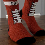 American Football Player Fan Touchdown Socks<br><div class="desc">Dancing in the end zone wearing a pair of these football socks? Yup! Add a name and huddle up. Suitable for Dads that like to cheer at touchdowns</div>