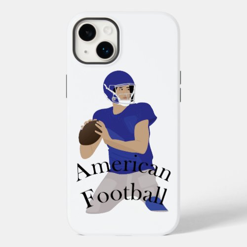 American football player in action Case_Mate iPhone 14 plus case