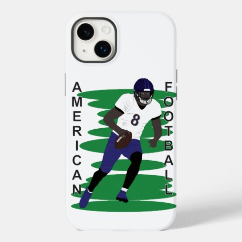 American football player in action Case_Mate iPhone 14 plus case