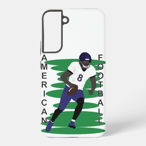 American football player in action samsung galaxy s22 case