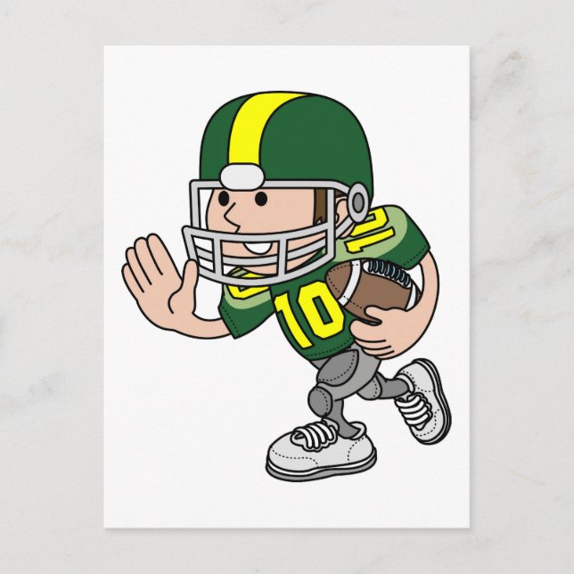 American football player postcard (Front)