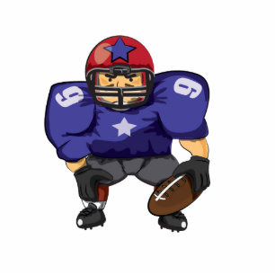 American football player statuette