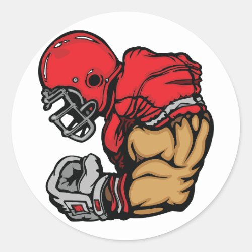 American Football Player Stickers