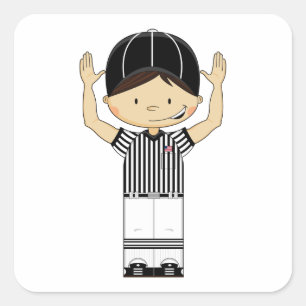 American Football Referee Sticker