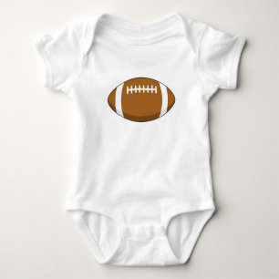 American Football Rugby Ball Baby Bodysuit
