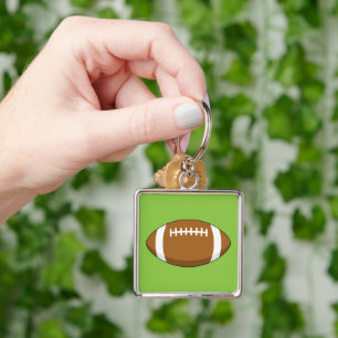 American Football Rugby Ball Keychain