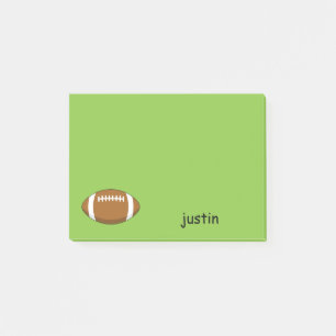 American Football Rugby Ball Personalize Post-it Notes