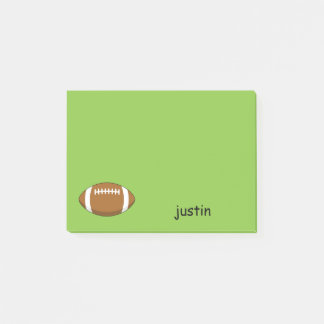 American Football Rugby Ball Personalize Post-it Notes