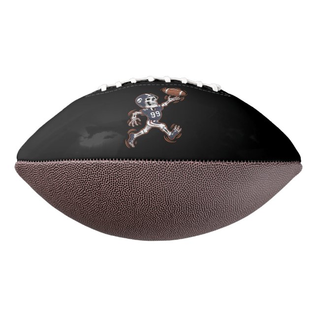 American Football Skeleton Halloween Football  (Rotated 270)
